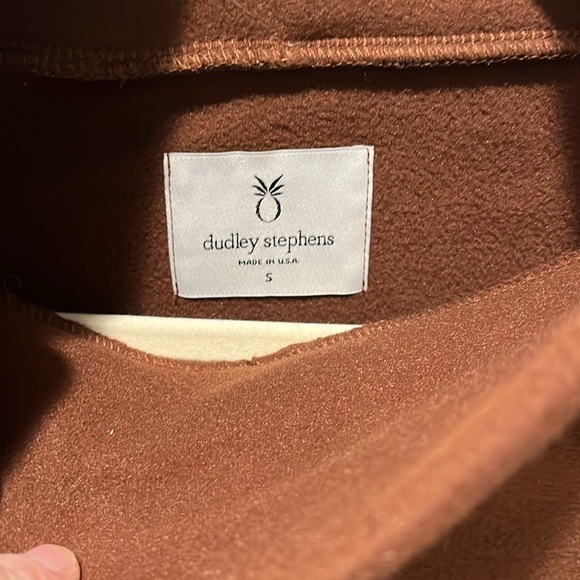 Dudley Stephen's fleece, brown, Sz small - Picture 2 of 4
